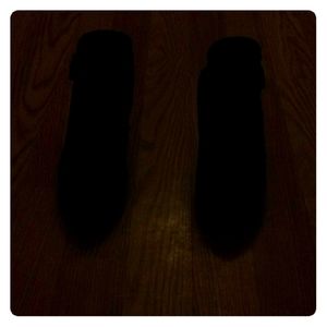 Kid black high heels